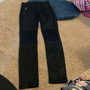 Hudson high rise moto pant coated 25